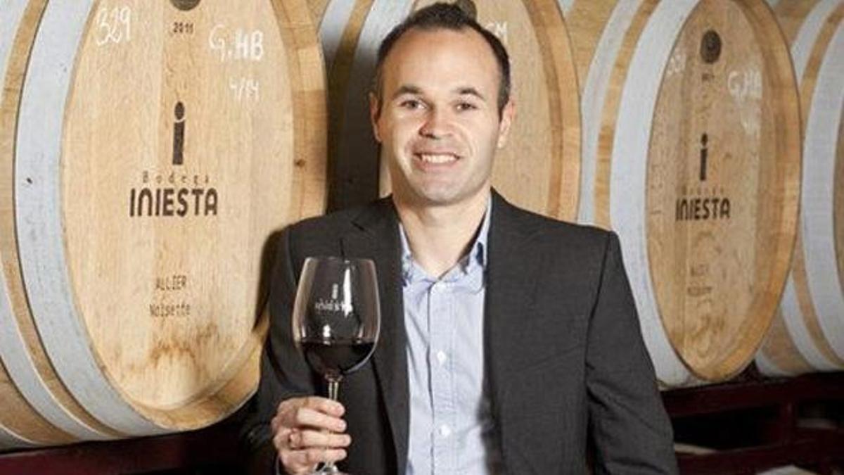 Iniesta transferi 2 milyon şişe şaraba bitti