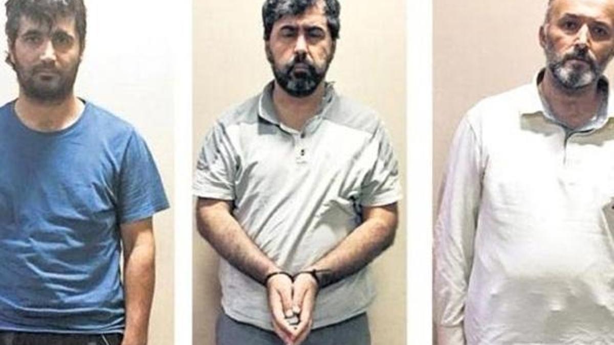 MİT’in Gabon’da yakaladığı 3 FETÖ’cü mahkemeye sevk edildi