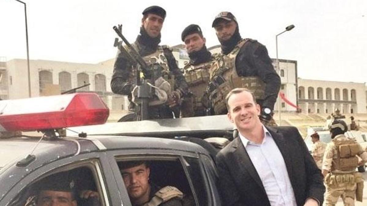Brett McGurk Irak'ta ortaya çıktı
