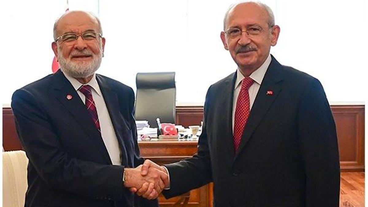 Kılıçdaroğlu, Saadet Partisi Genel Başkanı ile görüştü
