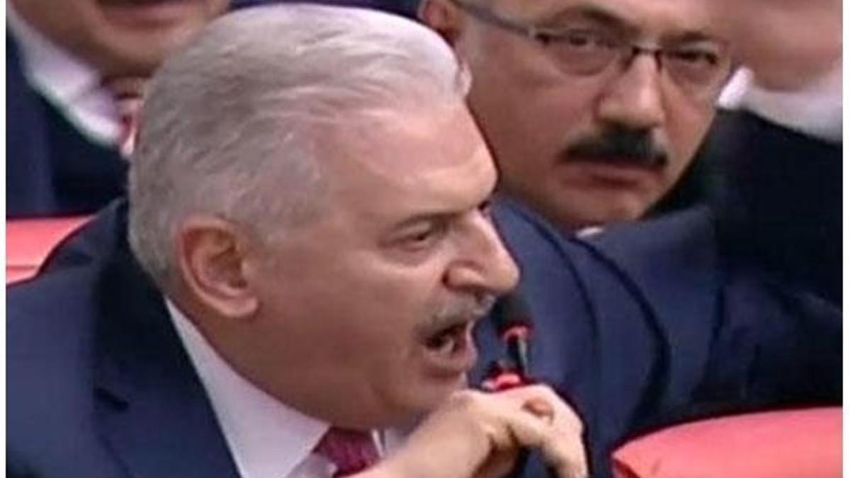 23 Nisan oturumunda CHP'li Özel'in sözleri, Başbakan Yıldırım'ı kızdırdı
