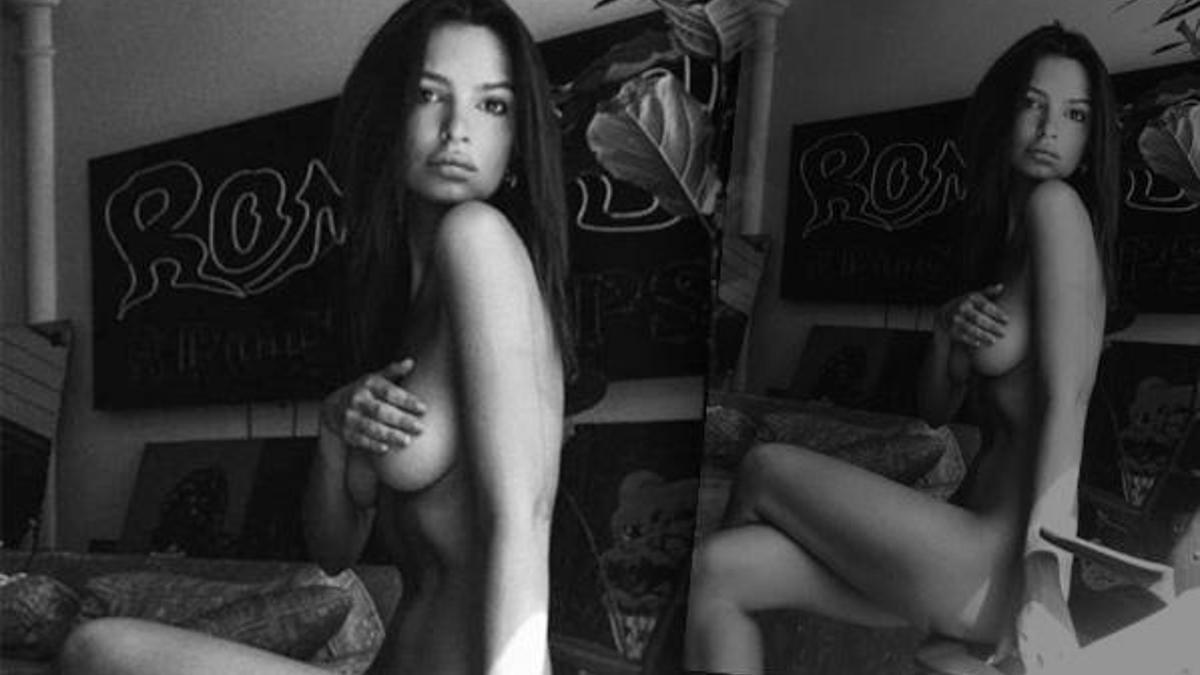 Emily Ratajkowski çıplaklığa doymuyor!