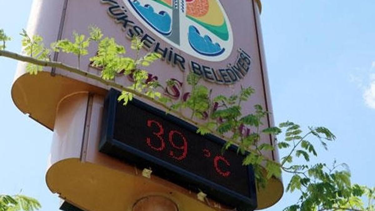 Adana'da termometreler 39 dereceyi gösterdi