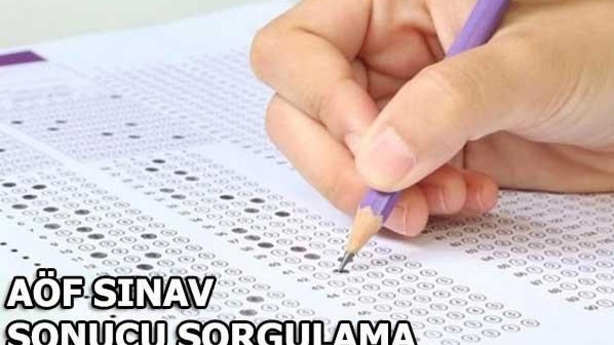 AÖF final sınavları hangi tarihte yapılacak? AÖF sonuç sorgulama...