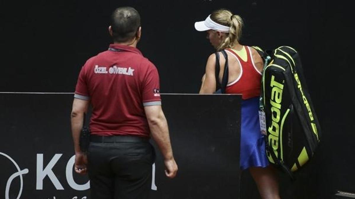 Wozniacki, sakatlık nedeniyle organizasyondan çekildi