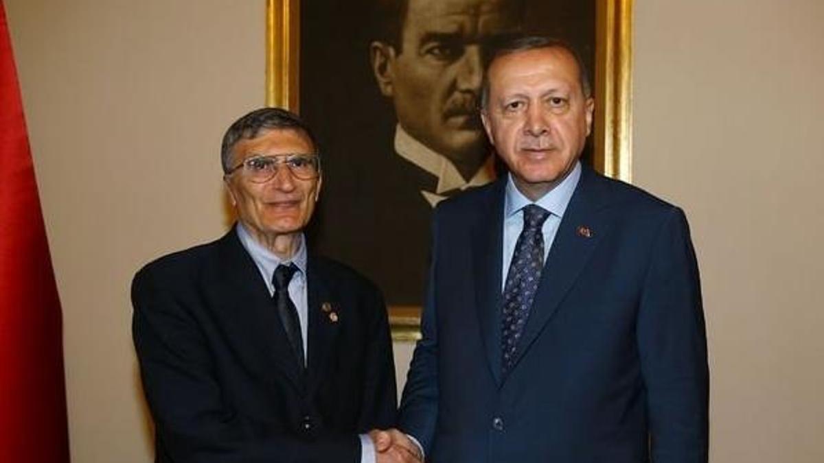 Cumhurbaşkanı Erdoğan ile Aziz Sancar'ı kabul etti