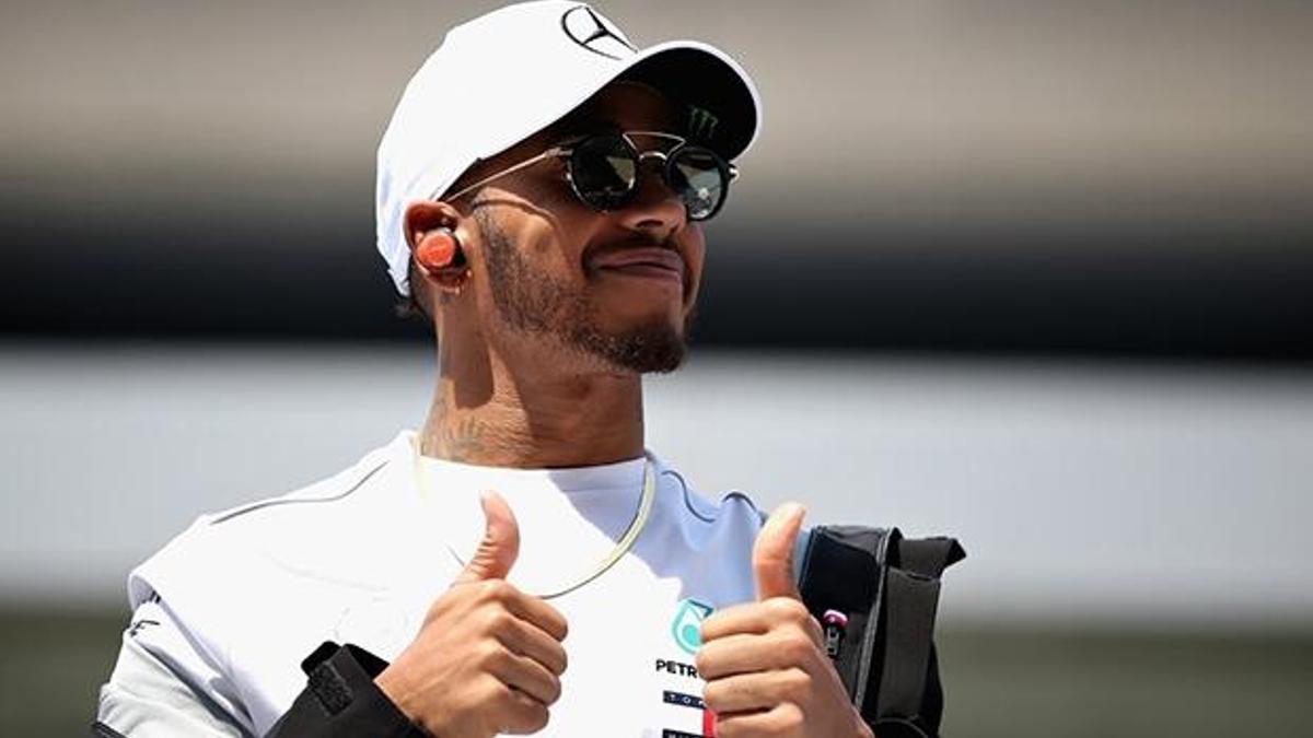 Azerbaycan'da zafer Hamilton'ın