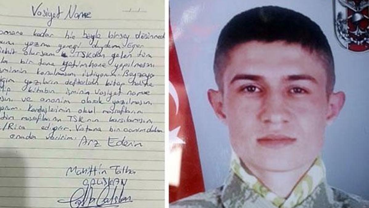 Şehidin yetimhane vasiyeti yerine  getiriliyor