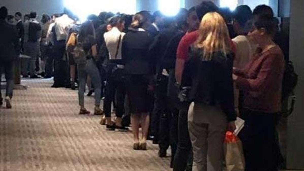 7500 TL maaşı duyan yüzlerce kişi sıraya girdi!