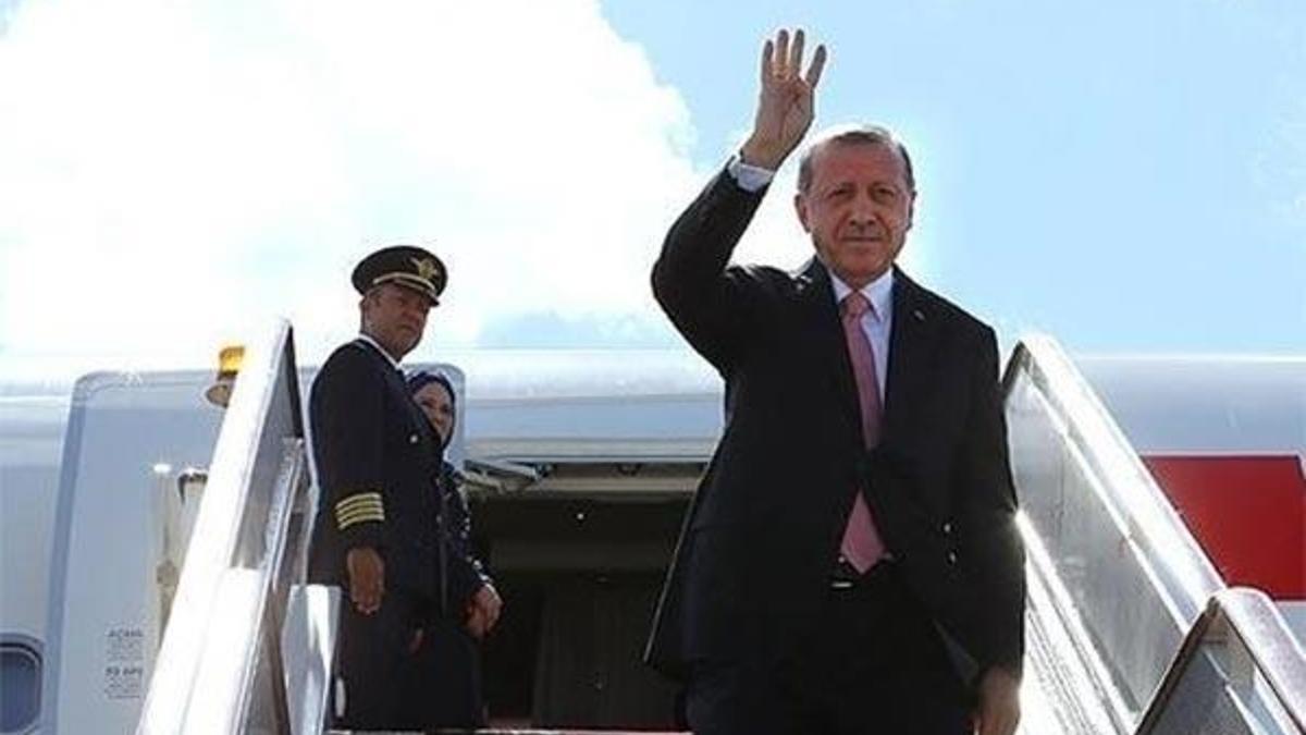 Cumhurbaşkanı Erdoğan Güney Kore'ye geldi