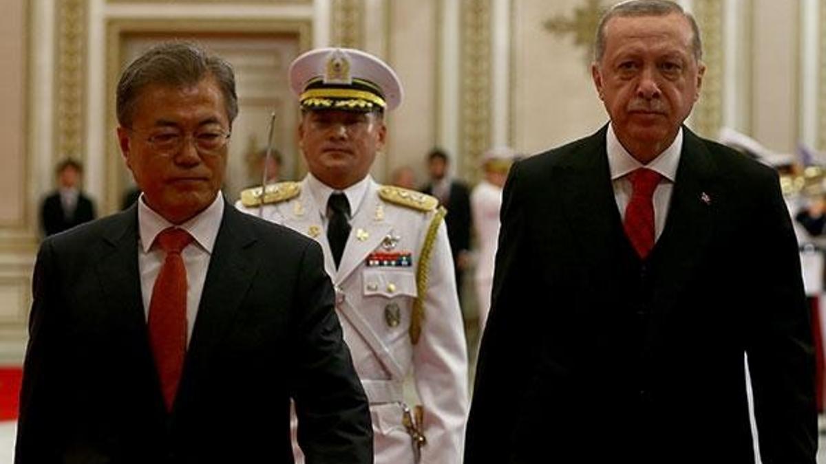Erdoğan'dan Güney Kore'de Kanal İstanbul açıklaması
