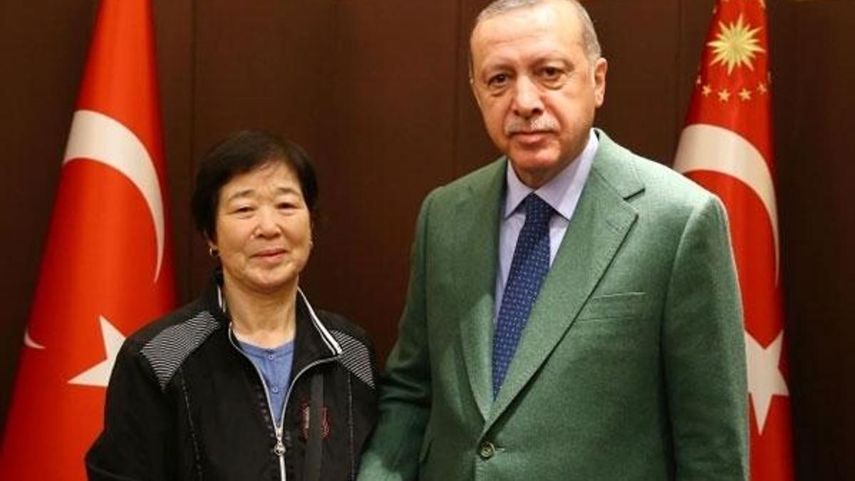 Cumhurbaşkanı Erdoğan, 'Ayla'nın kahramanı ile buluştu