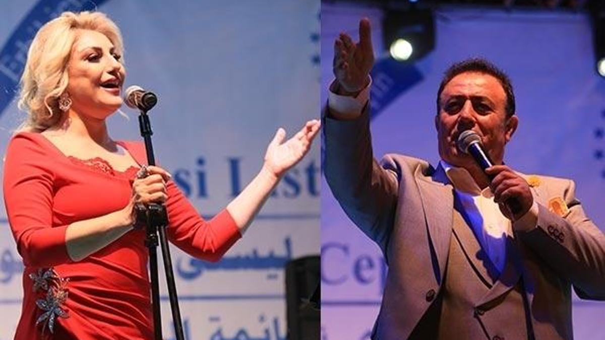 Kerkük'te Tuncer ve Ersoy'dan Türkmenlere konser
