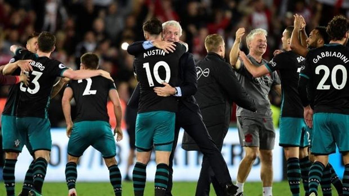 Southampton kazandı, West Bromwich Albion düştü