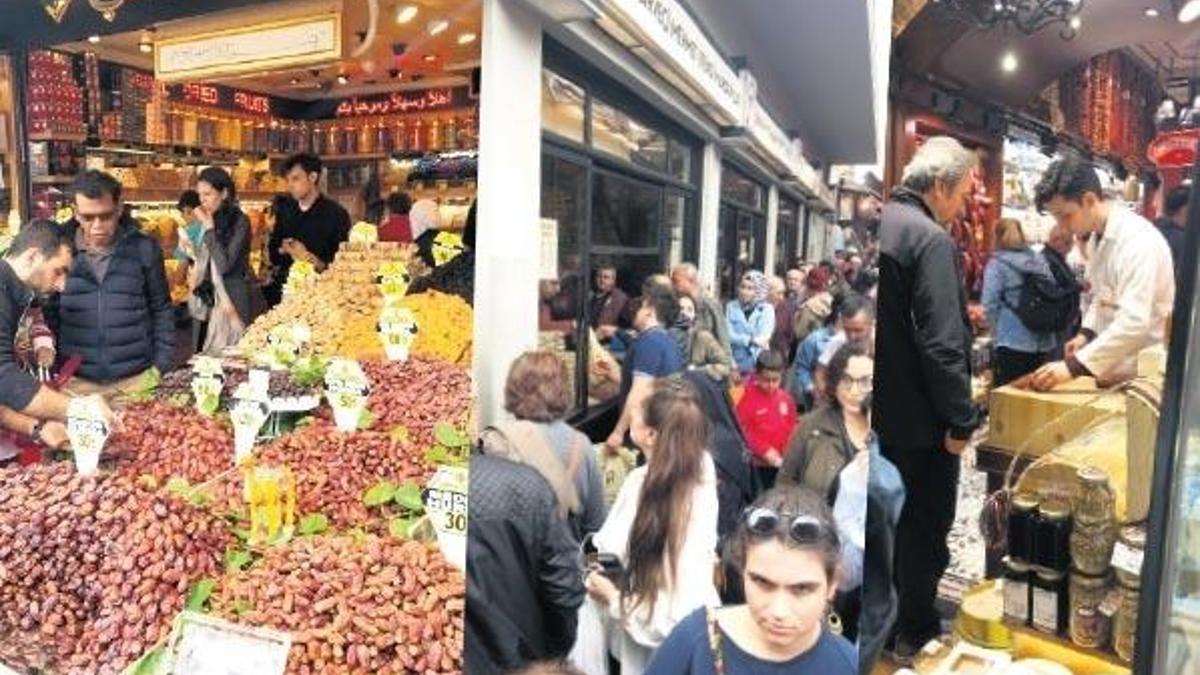 Araplar’ın iftarlığı Mısır Çarşısı’ndan