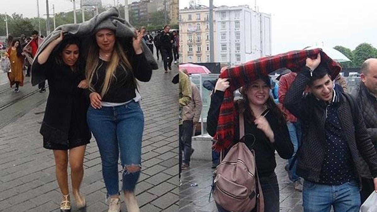 Meteoroloji saat vermişti! Ve başladı