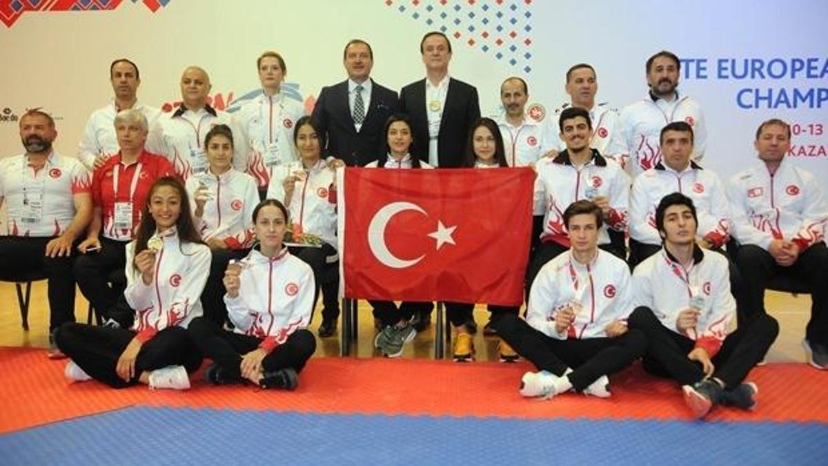 Milli taekwondocular Avrupa'nın zirvesinde
