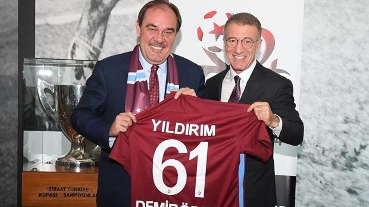 Ahmet Ağaoğlu'ndan Demirören'e ziyaret