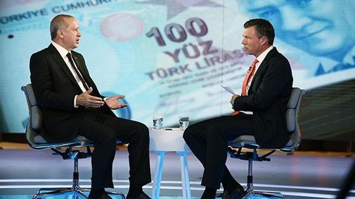 Cumhurbaşkanı Erdoğan Bloomberg TV'ye konuştu
