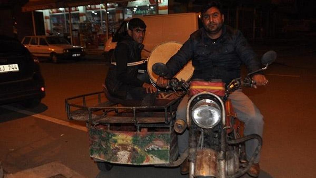 Batman’da motorize ramazan davulcuları işbaşında!