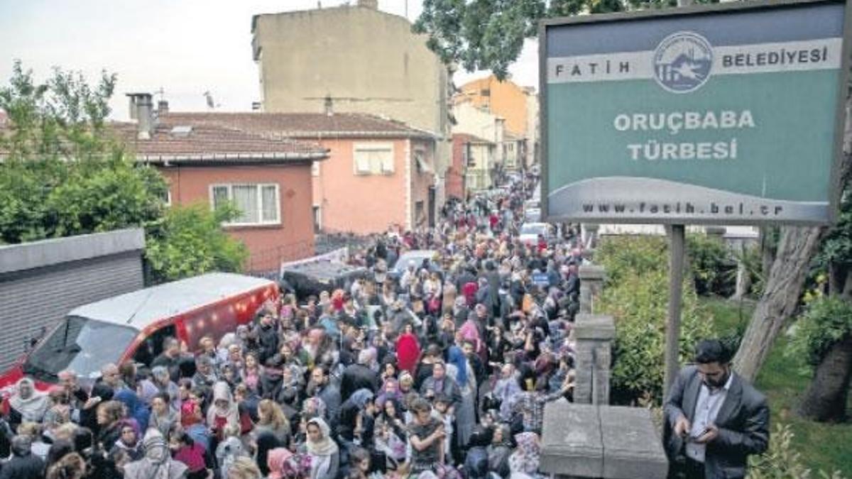 Oruç Baba izdihamı