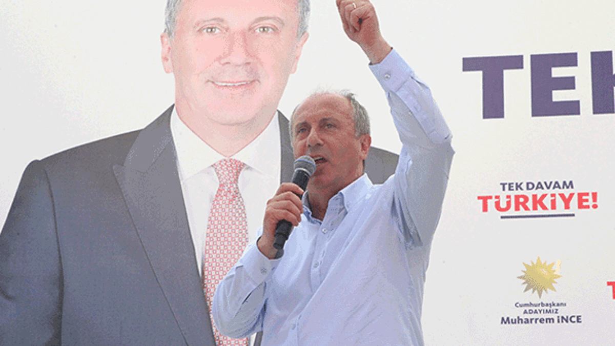CHP'nin cumhurbaşkanı adayı İnce Kırklareli'nde