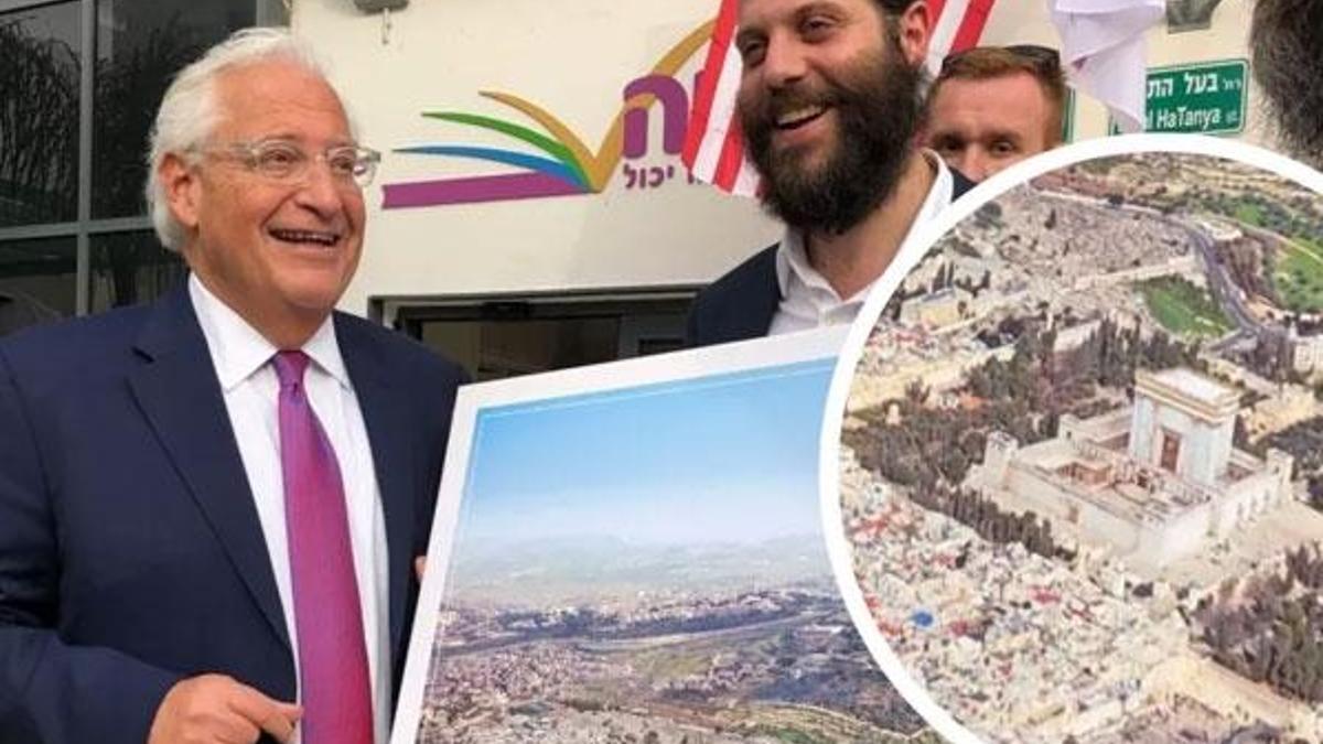 ABD'nin İsrail büyükelçisinden şok poz!