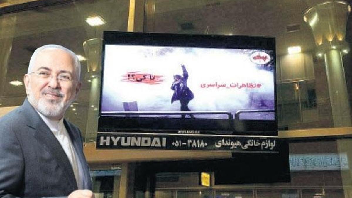 Zarif’ten ‘Amerika’ya ölüm’ sloganı