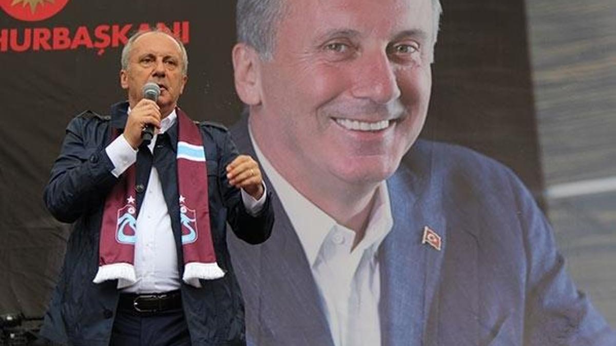 CHP'nin cumhurbaşkanı adayı İnce, Trabzon'da konuştu