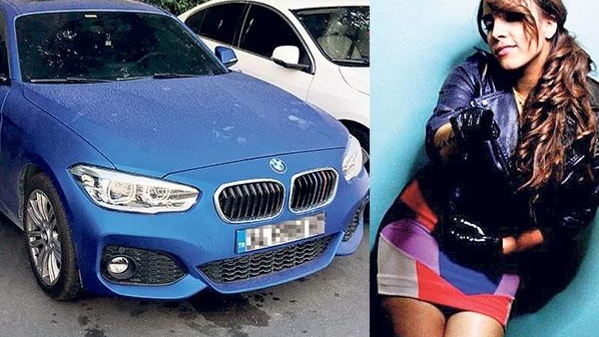 Fenomen Seda’nın arabasına el kondu