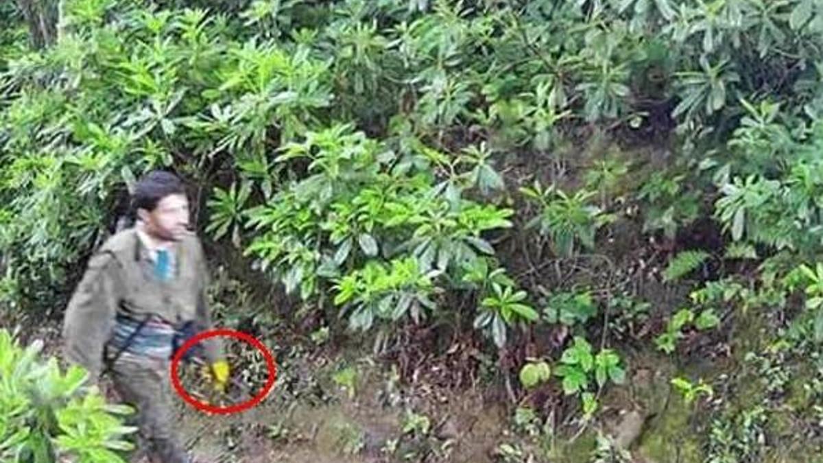 Fotokapana yakalanan teröristin sarı eldiveninin sırrı çözüldü