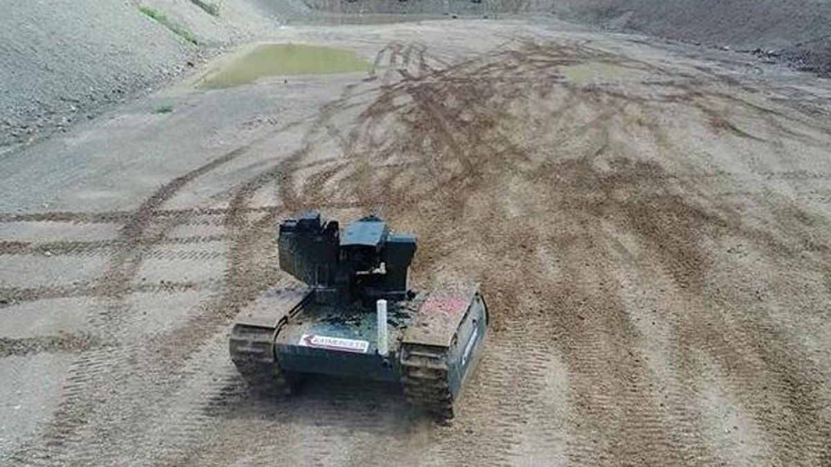 Türkiye'nin insansız kara aracı göreve hazır