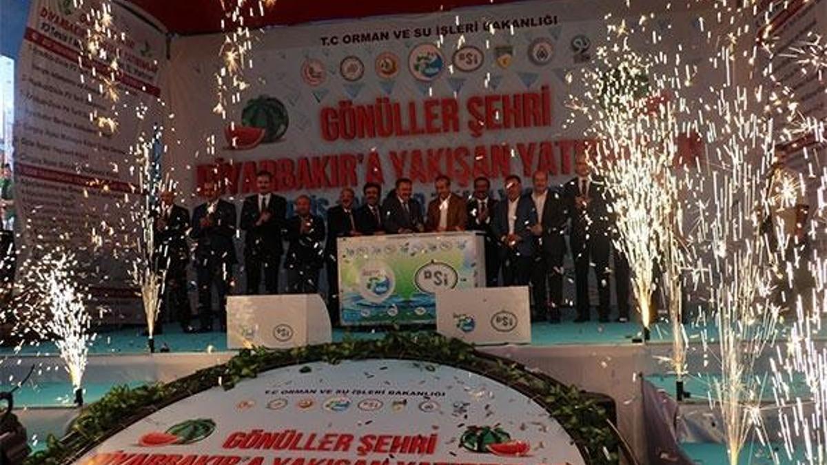 Bakan Eroğlu 1 milyar liralık 10 tesisin temelini attı