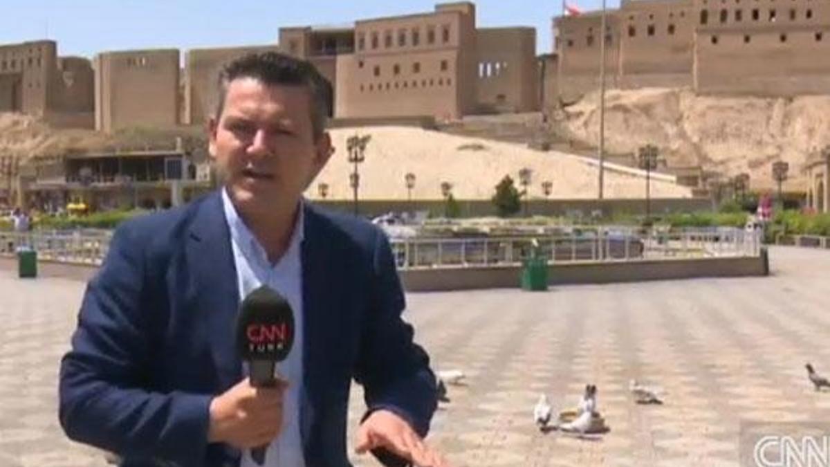 CNN Türk ekibi Erbil'de