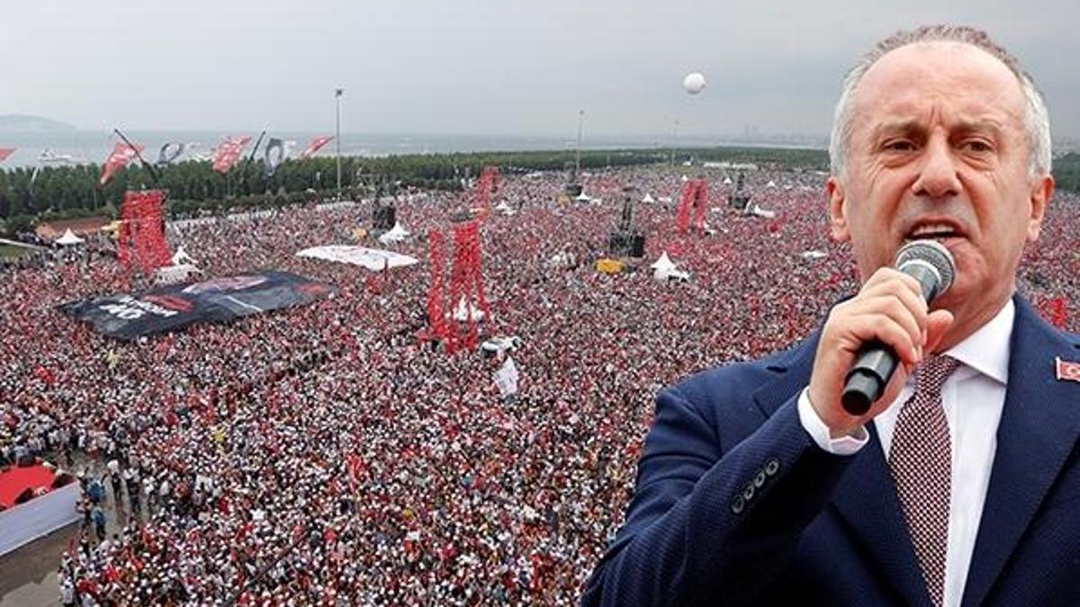 Muharrem İnce finali İstanbul mitingi ile yaptı