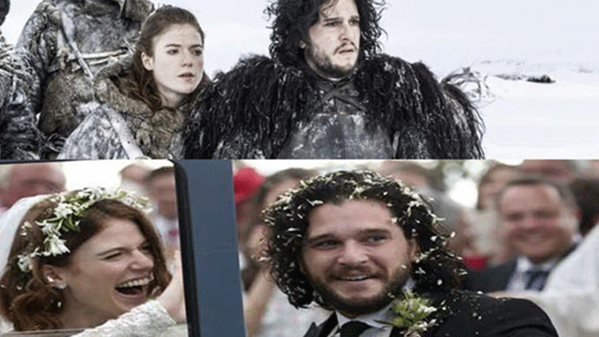 Game of Thrones'un yıldızları evlendi