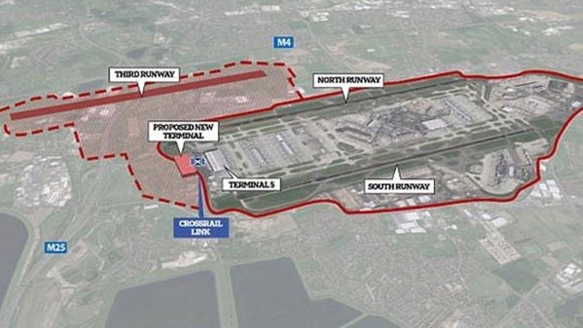 Londra'daki Heathrow Havalimanı'na üçüncü pist