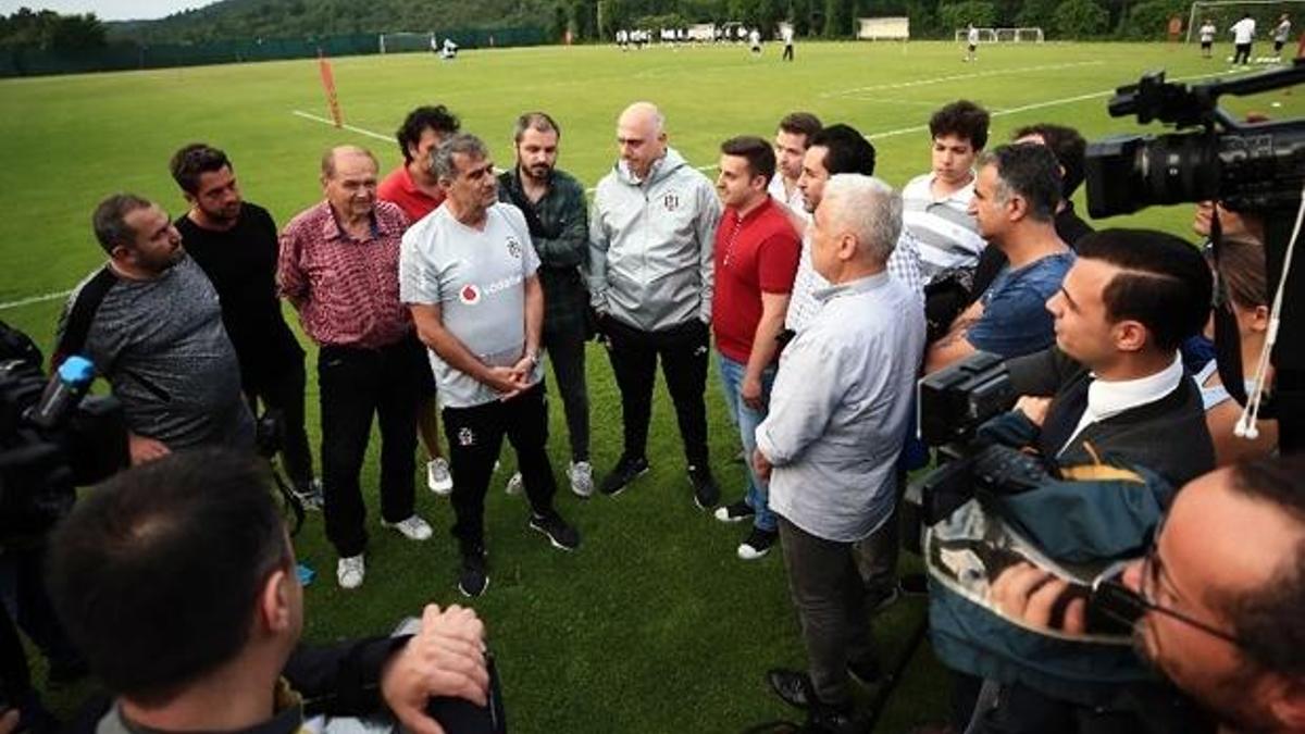 Beşiktaş'ta yeni transfer ilk idmanına çıktı