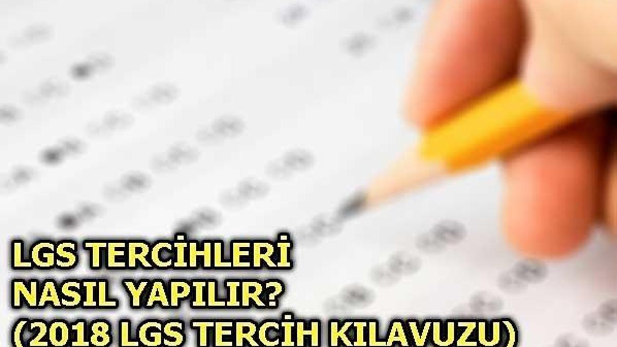 LGS sınav sonuçları nasıl sorgulanır? LGS tercih kılavuzu 2018