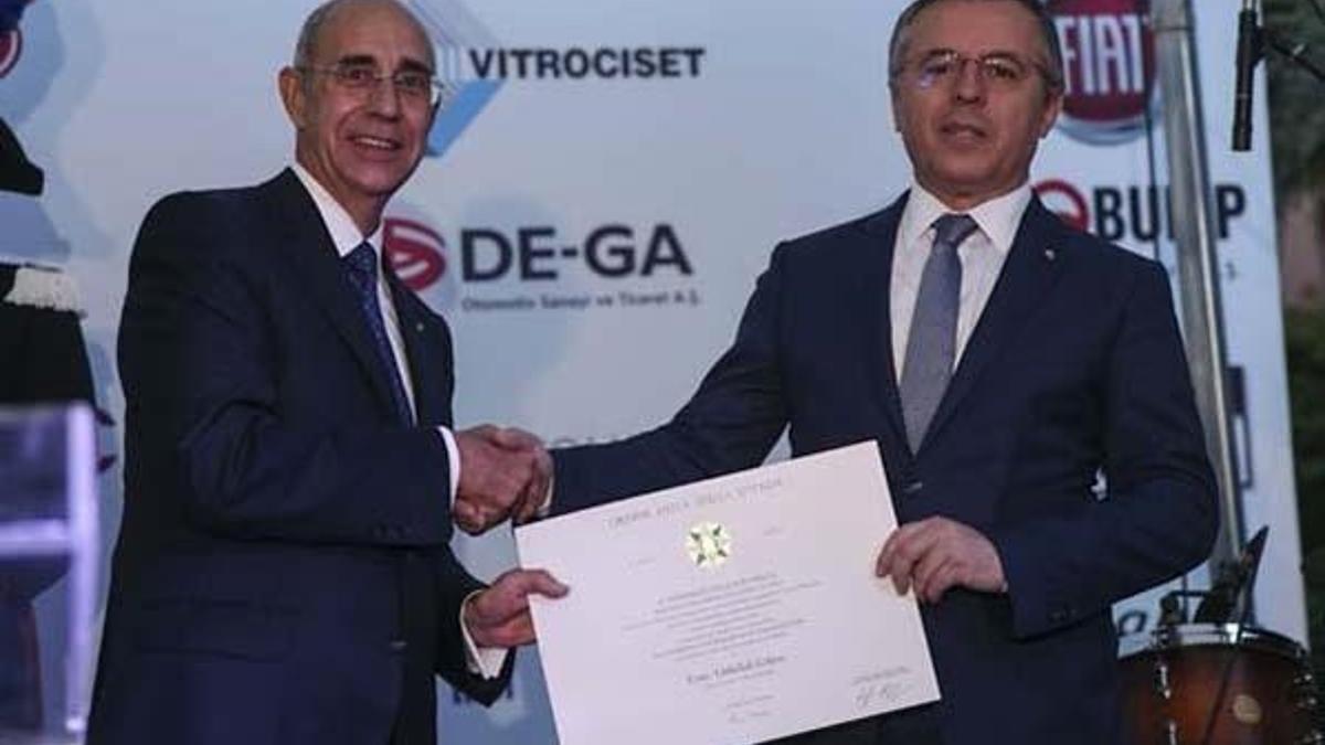 Cumhurbaşkanlığı Basın Başdanışmanı Lütfullah Göktaş’a İtalyan nişanı