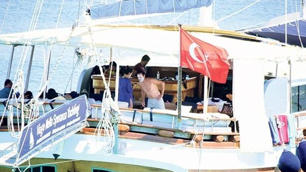 Tekne ziyaretine çıktılar