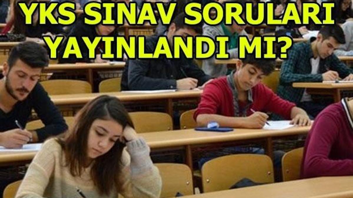 YKS soruları yayınlandı mı? TYT - AYT - YDT sonuçları ne zaman açıklanır?
