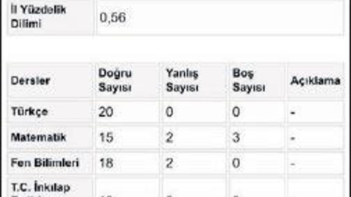 LGS puanlamasında sıkıntı var!