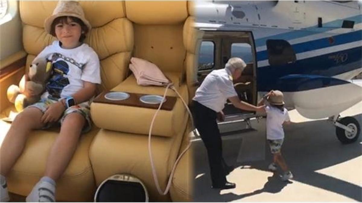 Ali Ağaoğlu oğlu için helikopter gönderdi!