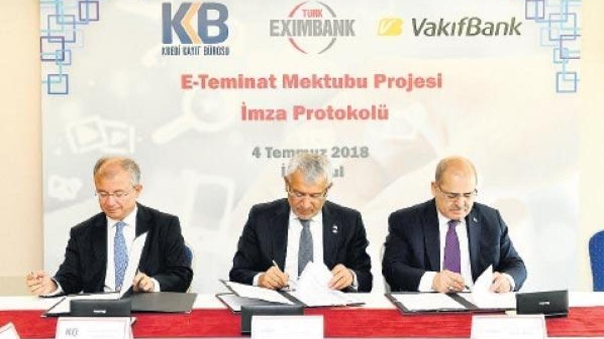 e-teminat mektubu ihracatı hızlandırır