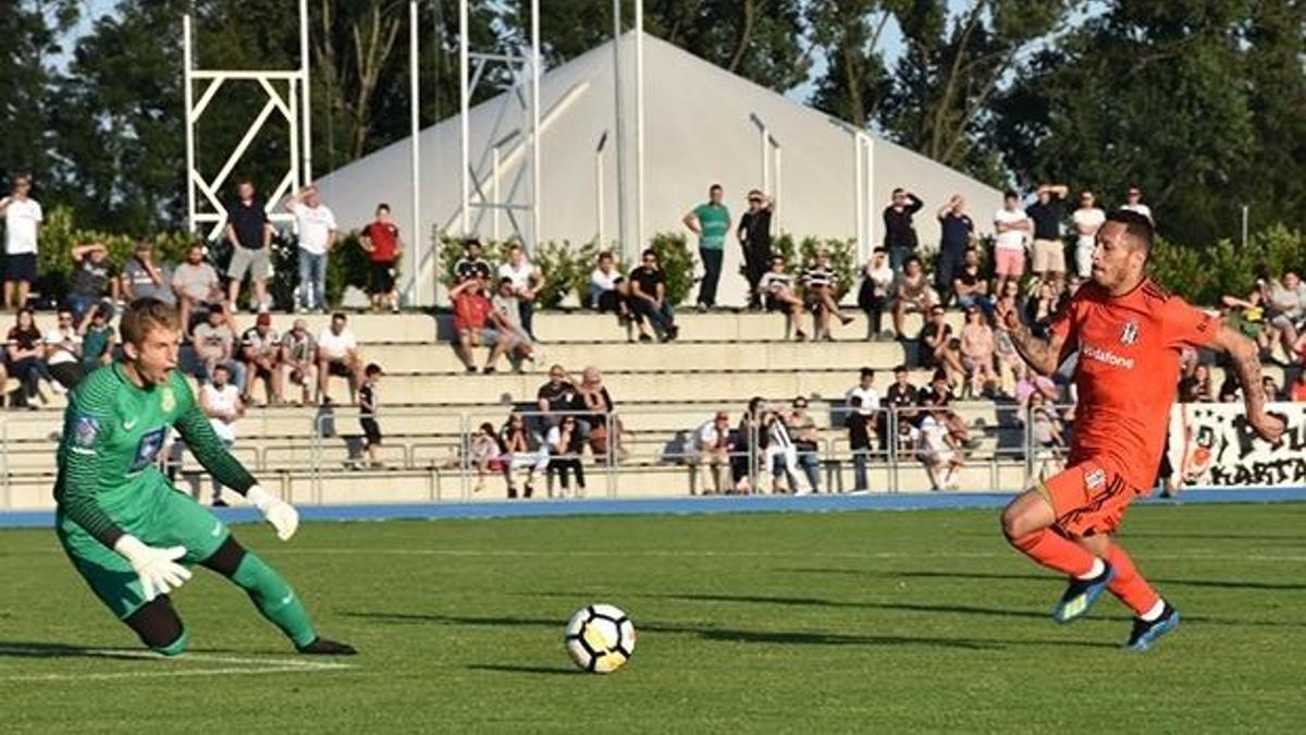 Beşiktaş'tan tatsız prova
