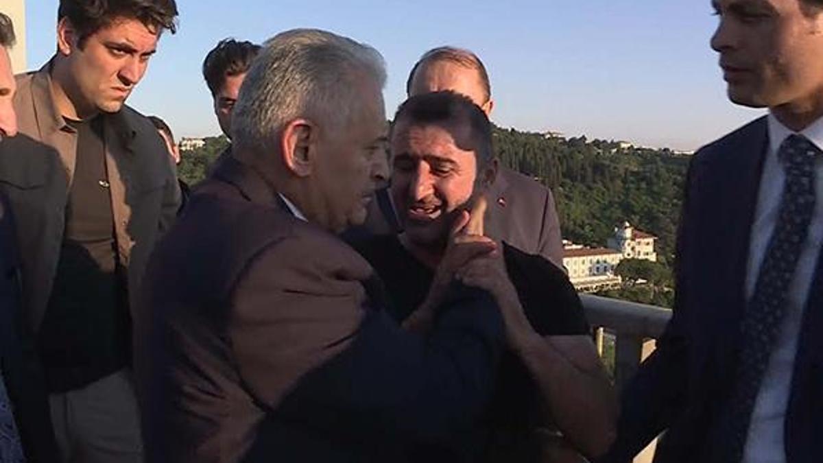 Köprüdeki intiharı Başbakan Yıldırım önledi