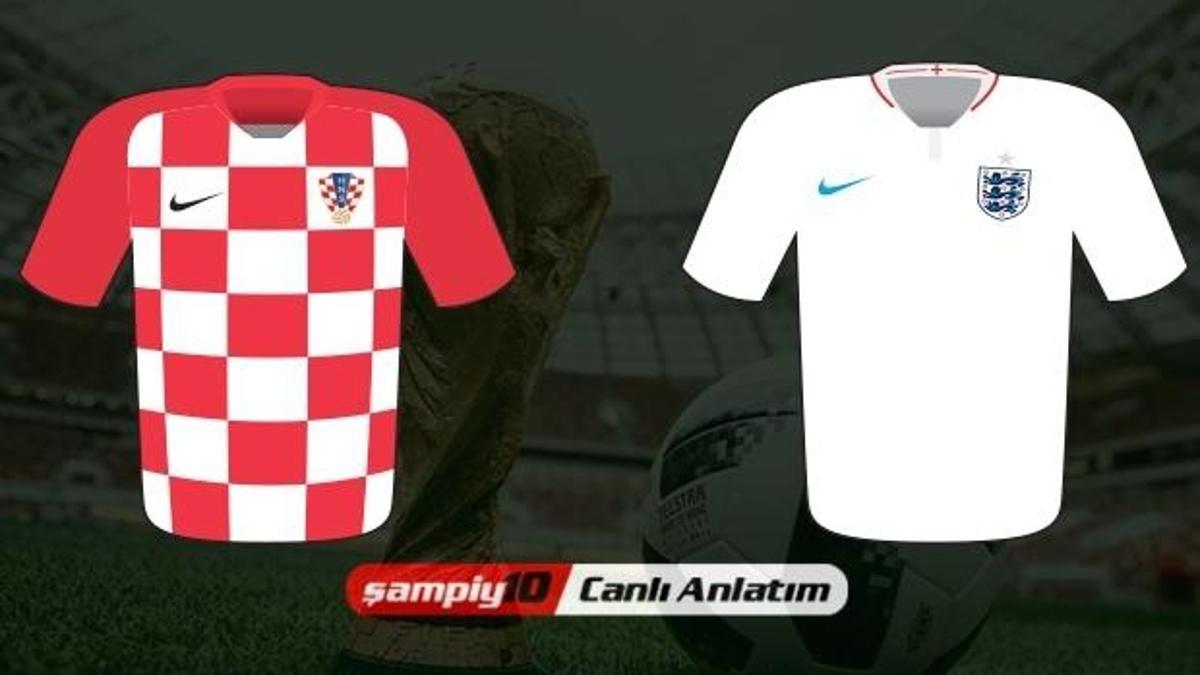 CANLI! Hırvatistan - İngiltere