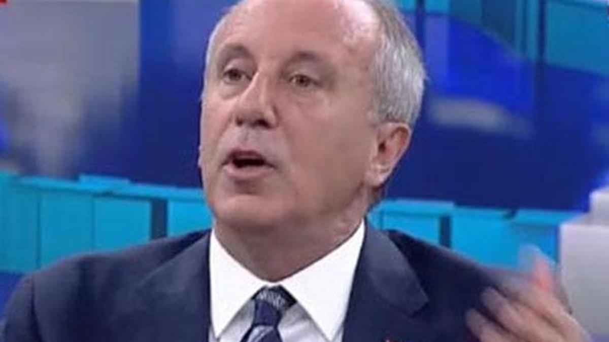 Muharrem İnce'den canlı yayında apolet açıklaması