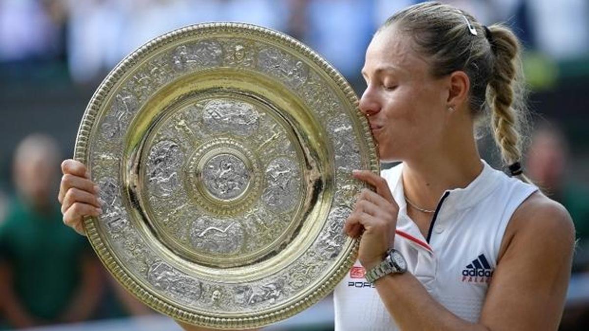 Wimbledon'da şampiyon Kerber